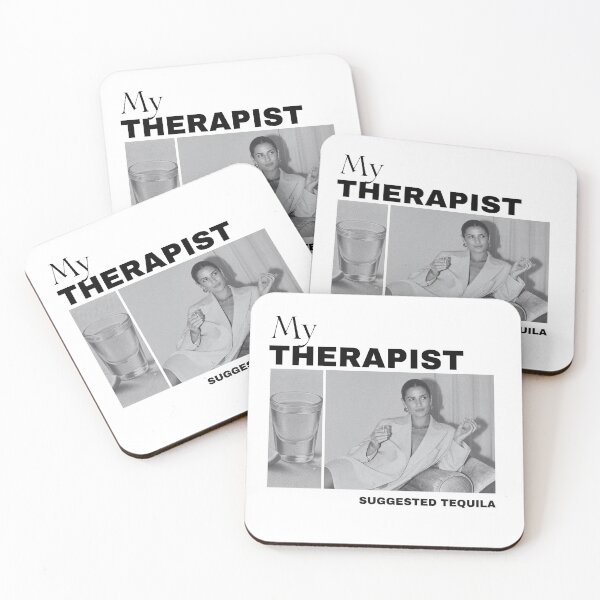 Item preview, My Therapist Suggested Tequila | Funny Tequila Lover Drinking Humor designed and sold by luckyhue.
