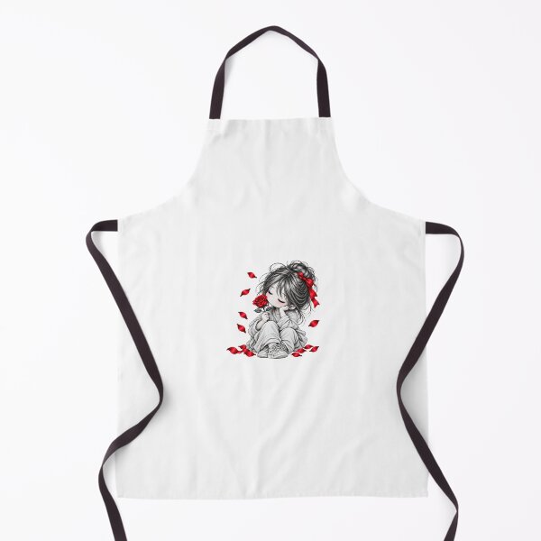 Item preview, Cute Chibi Boy with Red Rose Sketch designed and sold by ShairoArt.