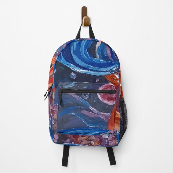 Item preview, Abstract Blue & Orange Ocean Wave Comforter and Shower Curtain – Vibrant Artistic Floral Design. designed and sold by fbtrisha.
