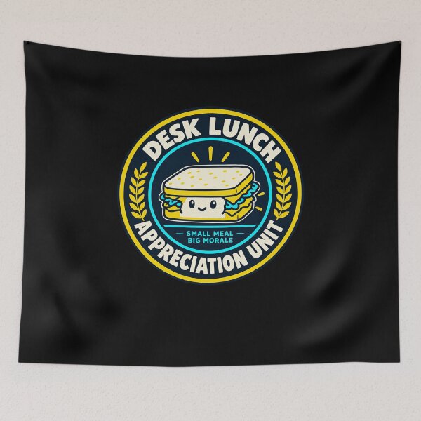 Item preview, Desk Lunch Sandwich Badge for Workplace Morale designed and sold by elderberry.