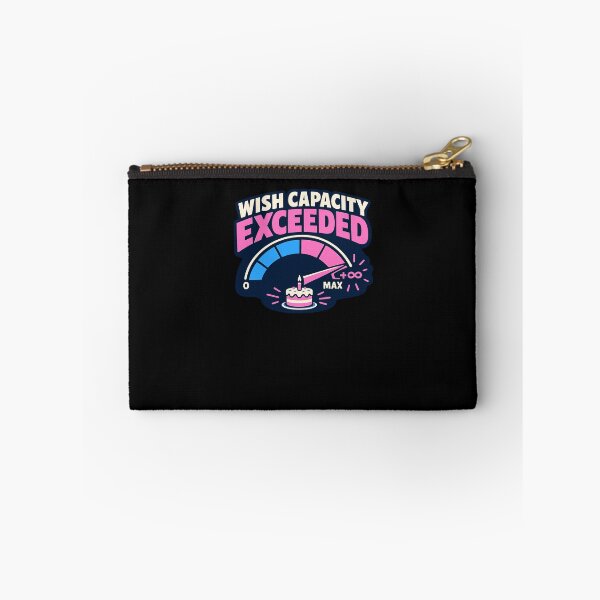 Item preview, Wish Capacity Exceeded Birthday Cake Meter designed and sold by elderberry.
