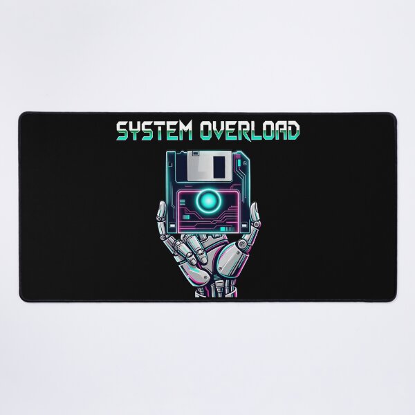Item preview, System Overload Cyberpunk Hand Holding Floppy Disk designed and sold by SPG.