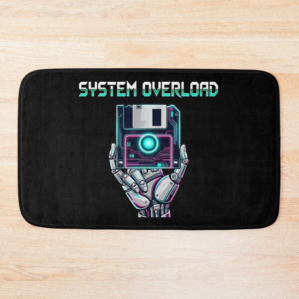 Item preview, System Overload Cyberpunk Hand Holding Floppy Disk designed and sold by SPG.