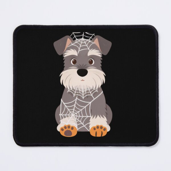 Item preview, Schnauzer in a Spiderweb Costume designed and sold by DumpsterSage.