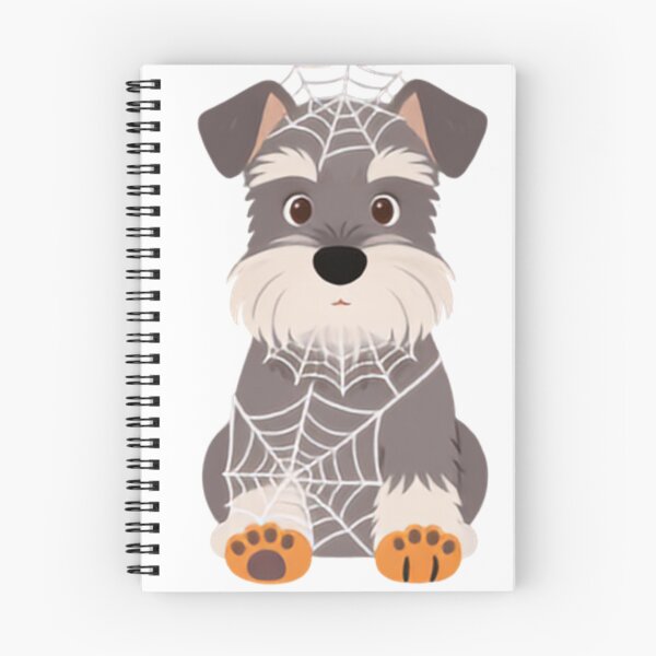 Item preview, Schnauzer in a Spiderweb Costume designed and sold by DumpsterSage.