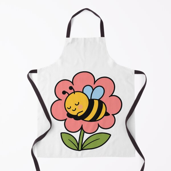 Item preview, Cute Sleeping Kawaii Bee on Pink Flower designed and sold by Vision Crafted.