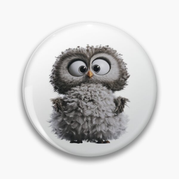 Item preview, Cute Baby Owl - Adorable  Cartoon Bird designed and sold by Witty-Weary.