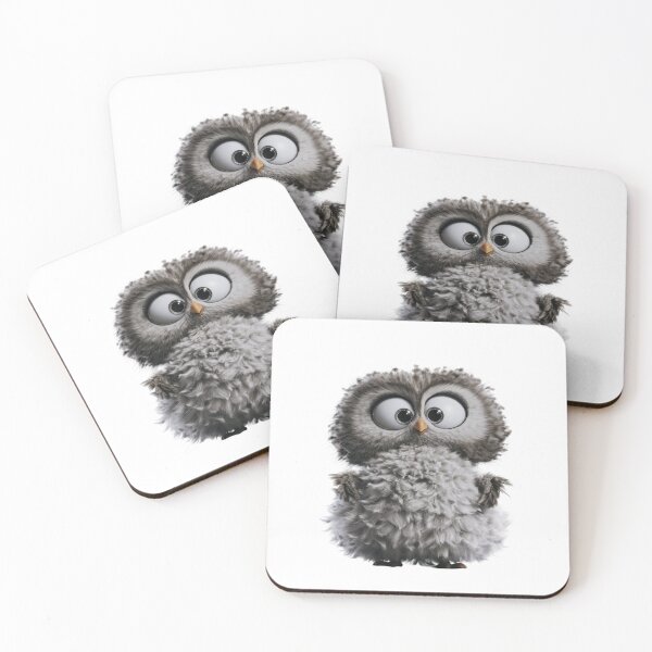 Item preview, Cute Baby Owl - Adorable  Cartoon Bird designed and sold by Witty-Weary.