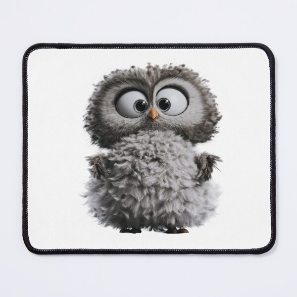 Item preview, Cute Baby Owl - Adorable Cartoon Bird designed and sold by Witty-Weary.