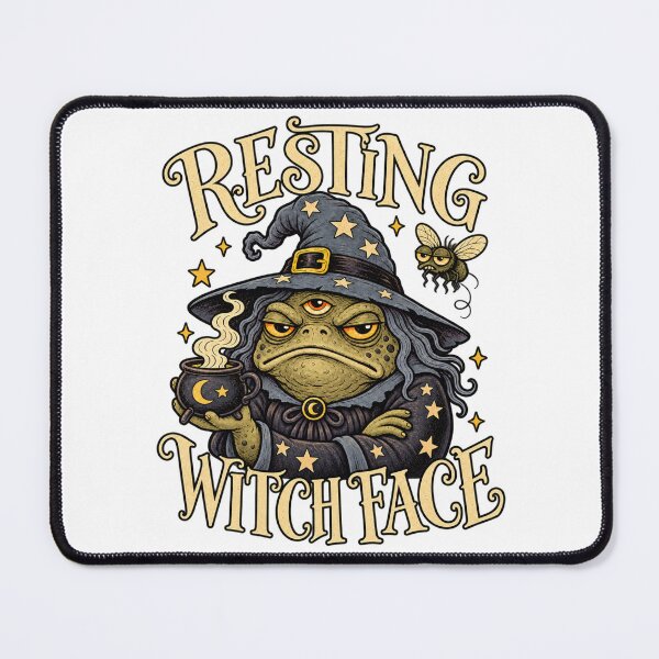 Item preview, Resting Witch Face designed and sold by Sonic Nova Studios.
