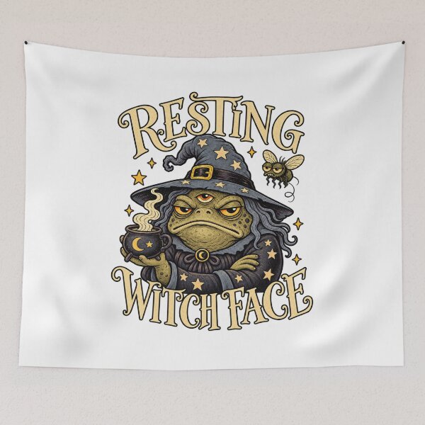 Item preview, Resting Witch Face designed and sold by Sonic Nova Studios.