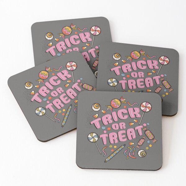 Item preview, Pink Trick or Treat Halloween Candy  designed and sold by YesButNo Design.