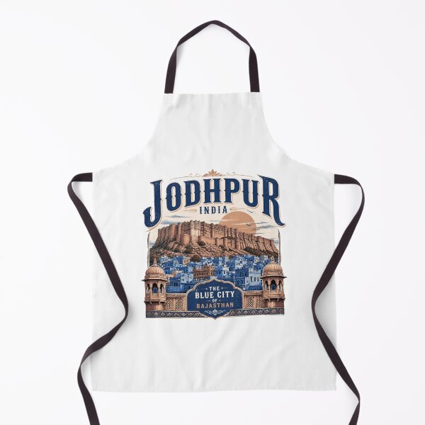 Item preview, Jodhpur Rajasthan India Travel T-Shirt – Blue City, Mehrangarh Fort & Rajasthan Heritage Gift ver 1 designed and sold by mndesignworx.