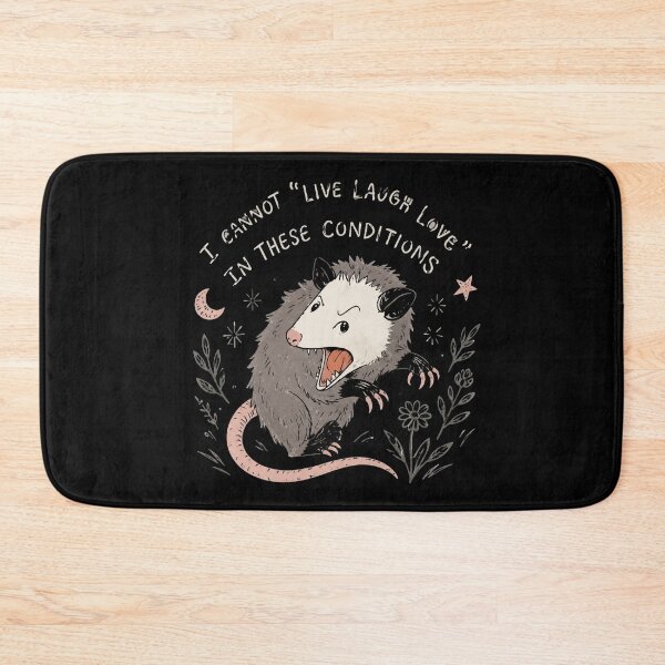 Item preview, Opossum Live Laugh Love Retro designed and sold by Emilyphilipp.