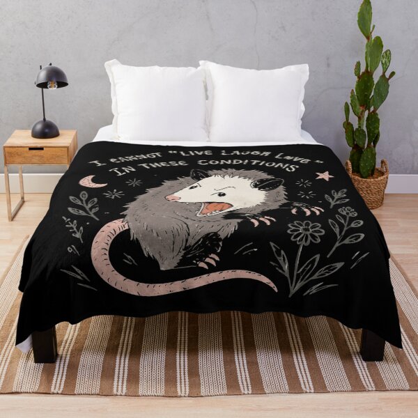 Item preview, Opossum Live Laugh Love Retro designed and sold by Emilyphilipp.