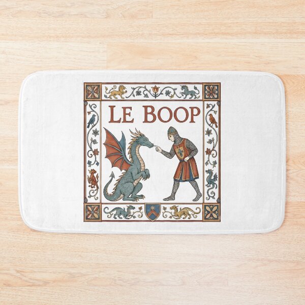 Item preview, Le Boop Dragon Medieval Funny Knight & Dragon designed and sold by VirgilPeck.