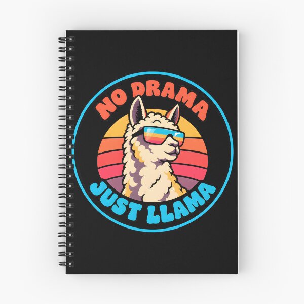 Item preview, Retro Sunset No Drama Just Llama designed and sold by MagicTheDog.