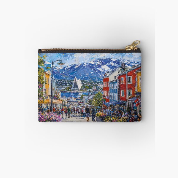 Item preview, Tromsø, Norway – a painting of a summer day in this beautiful Scandinavian city. designed and sold by GalleryKauffeld.
