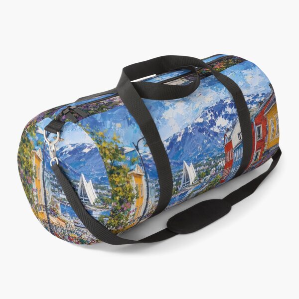 Item preview, Tromsø, Norway – a painting of a summer day in this beautiful Scandinavian city. designed and sold by GalleryKauffeld.