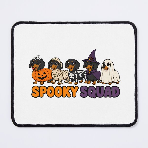 Item preview, Spooky Dachshund Halloween Costume Doxie Squad designed and sold by chattsuede.