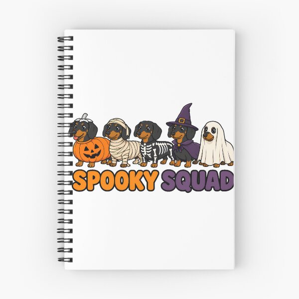 Item preview, Spooky Dachshund Halloween Costume Doxie Squad designed and sold by chattsuede.