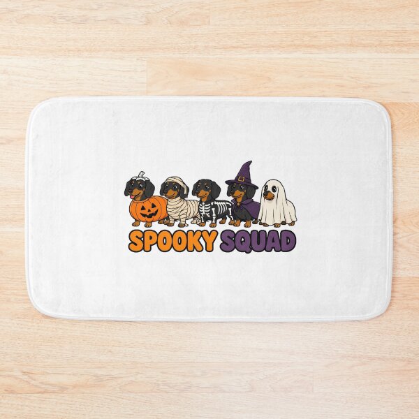 Item preview, Spooky Dachshund Halloween Costume Doxie Squad designed and sold by chattsuede.