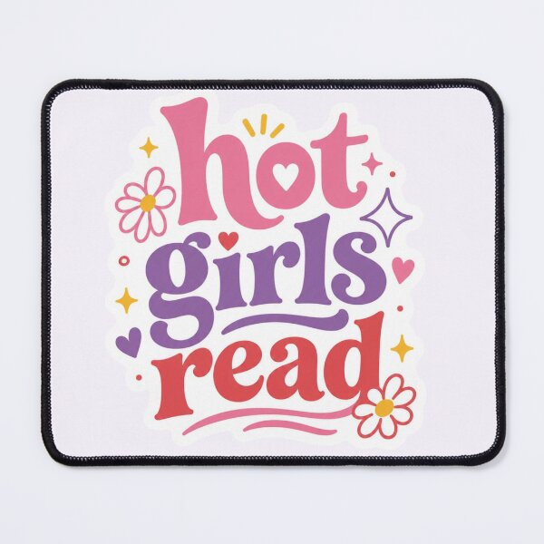 Item preview, Hot girls read! designed and sold by Reets_Redbubble.