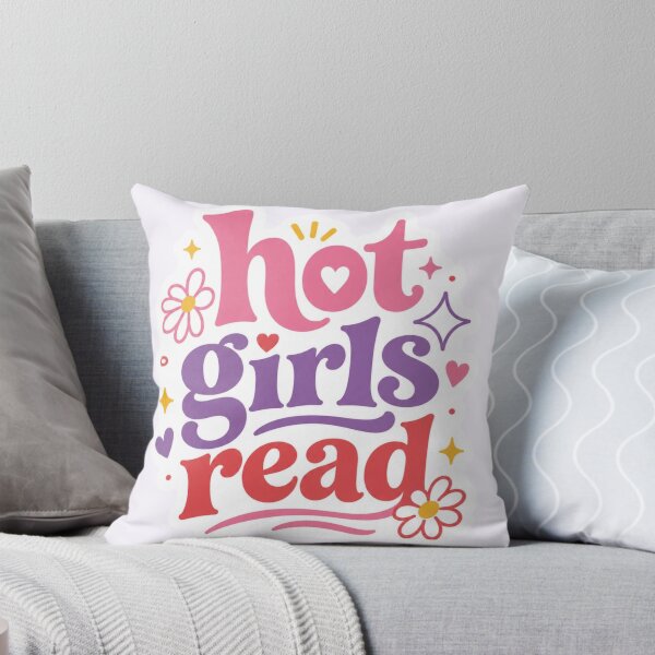 Item preview, Hot girls read! designed and sold by Reets_Redbubble.