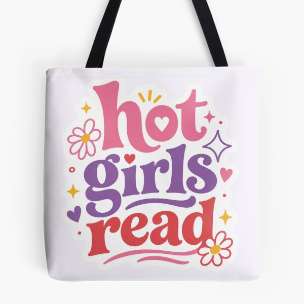 Item preview, Hot girls read! designed and sold by Reets_Redbubble.