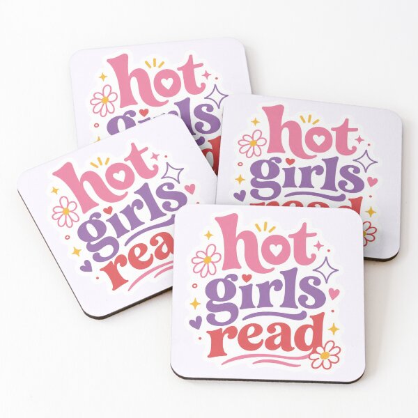Item preview, Hot girls read! designed and sold by Reets_Redbubble.