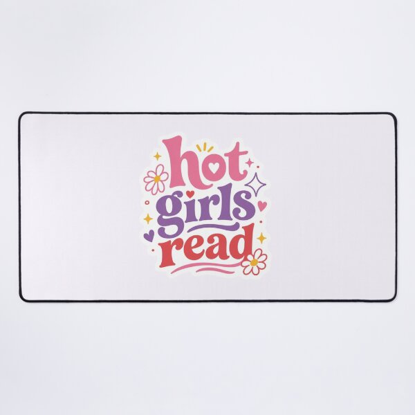 Item preview, Hot girls read! designed and sold by Reets_Redbubble.