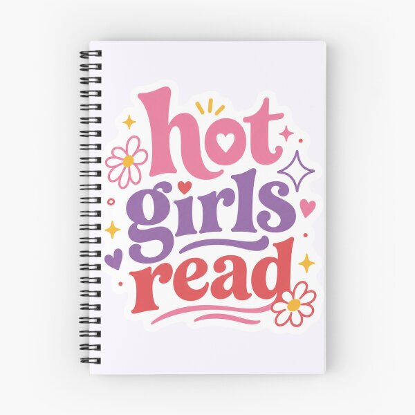 Item preview, Hot girls read! designed and sold by Reets_Redbubble.