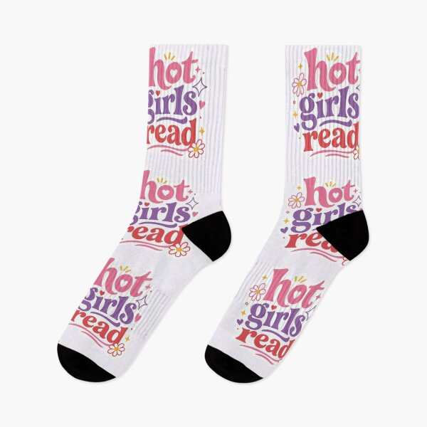 Item preview, Hot girls read! designed and sold by Reets_Redbubble.