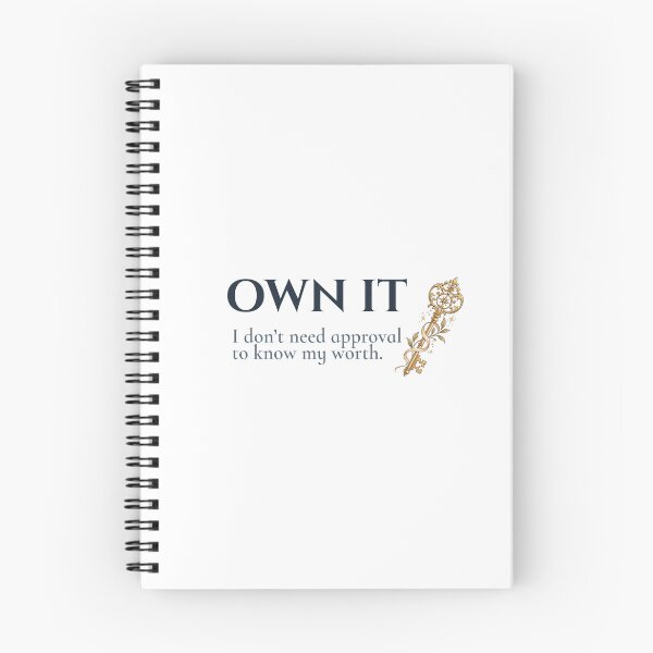 Item preview, Own It Self Worth Key Affirmation designed and sold by Safe Soul DeLife.