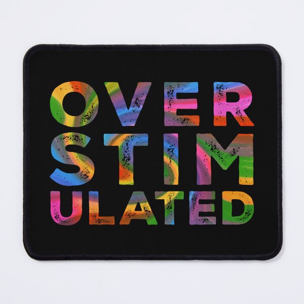 Item preview, OVERSTIMULATED - Rainbow Swirl designed and sold by Qweird Artistry.