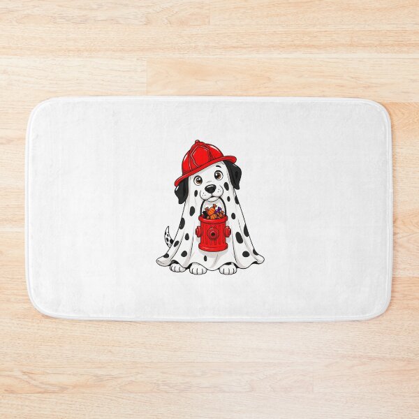Item preview, Firefighter Dalmatian Ghost Puppy Halloween Trick Or Treat designed and sold by chattsuede.