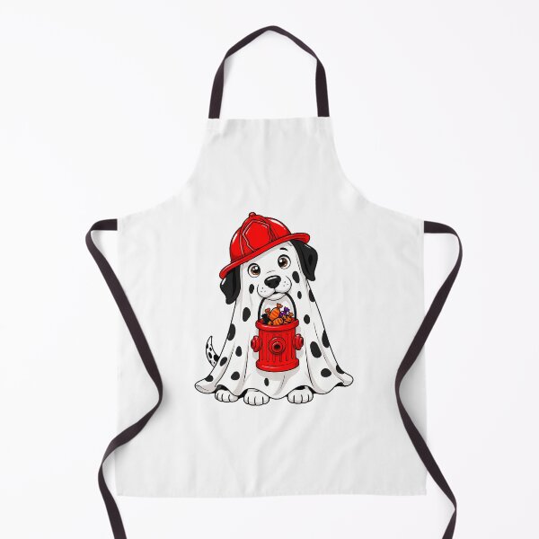 Item preview, Firefighter Dalmatian Ghost Puppy Halloween Trick Or Treat designed and sold by chattsuede.