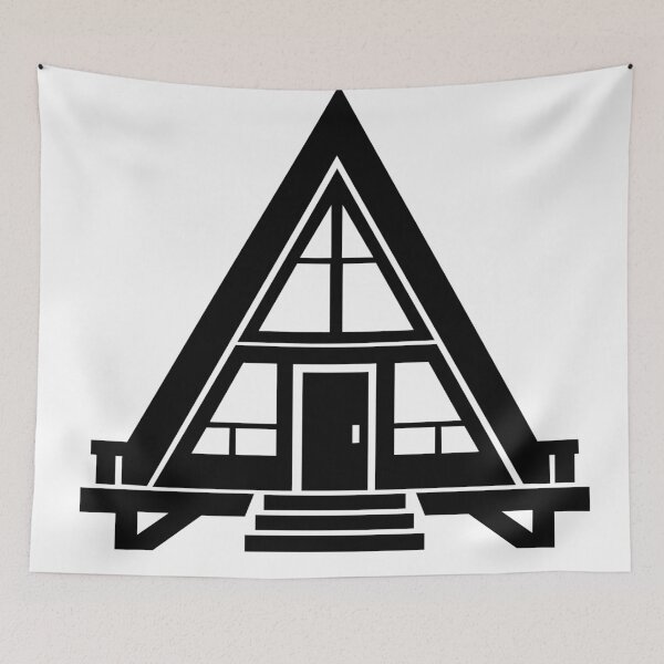 Item preview, Geometric A-Frame Cabin designed and sold by matybrak.