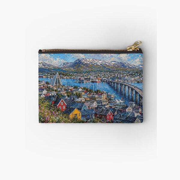 Item preview, Tromsø, Norway – a painting of a summer day in this beautiful Scandinavian city. designed and sold by GalleryKauffeld.