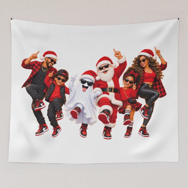 Item preview, Funny Christmas Family Santa Ghost Holiday Design designed and sold by ArtSpark Studio.