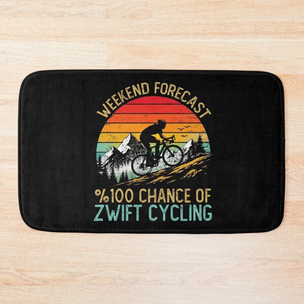 Aperçu de l'œuvre Zwift Cyclisme Rétro créée et vendue par AmayaSingleton.