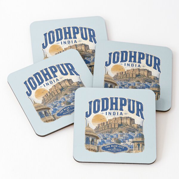 Item preview,  Jodhpur Rajasthan India Travel T-Shirt – Blue City, Mehrangarh Fort & Rajasthan Heritage Gift ver 1 designed and sold by mndesignworx.