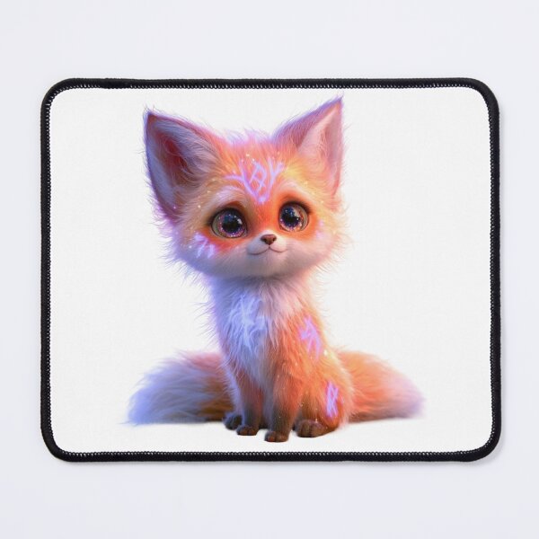 Item preview, Magical Orange Rune Fox - Cute Glowing Fantasy Fox  designed and sold by Witty-Weary.