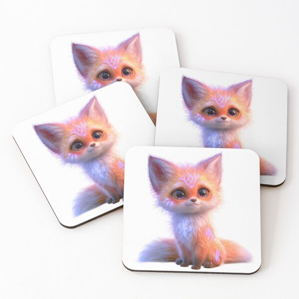 Item preview, Magical Orange Rune Fox - Cute Glowing Fantasy Fox  designed and sold by Witty-Weary.