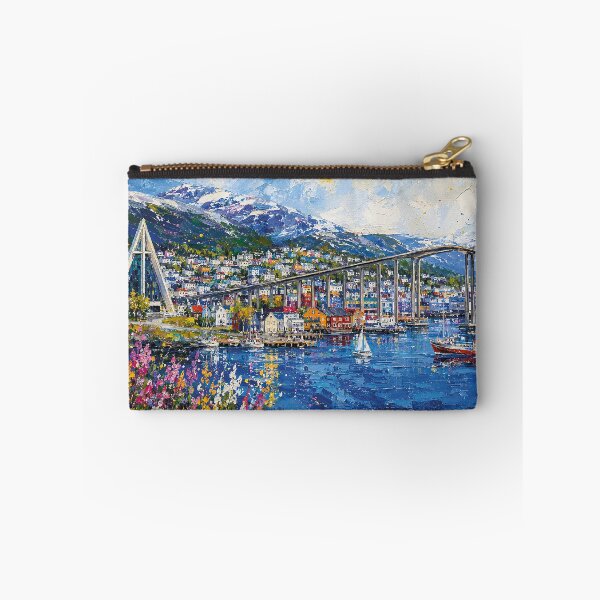 Item preview, A painting of Tromsø, Norway – A Beautiful city in Scandinavia. designed and sold by GalleryKauffeld.