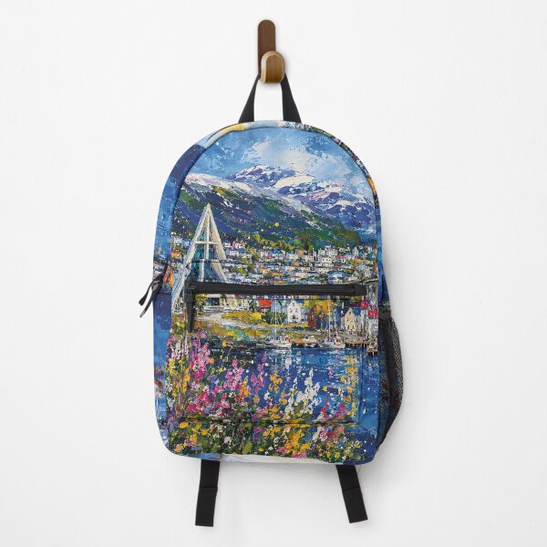 Item preview, A painting of Tromsø, Norway – A Beautiful city in Scandinavia. designed and sold by GalleryKauffeld.