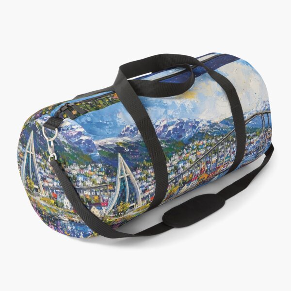 Item preview, A painting of Tromsø, Norway – A Beautiful city in Scandinavia. designed and sold by GalleryKauffeld.