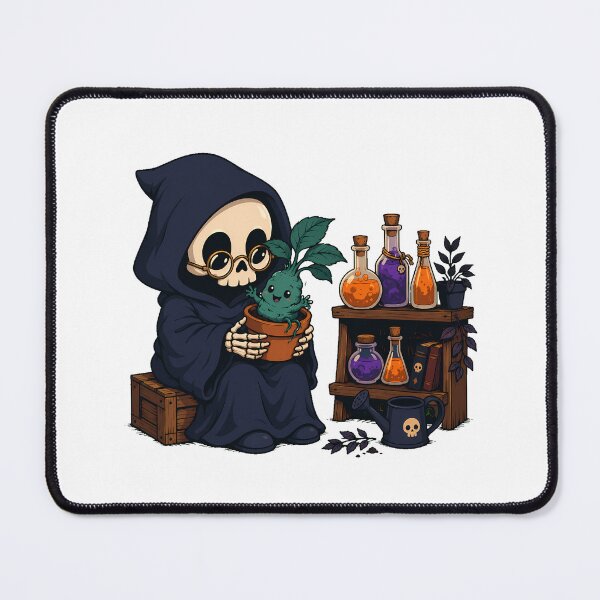 Item preview, Gothic Garden Grim Reaper Spooky Plant Parent designed and sold by chattsuede.