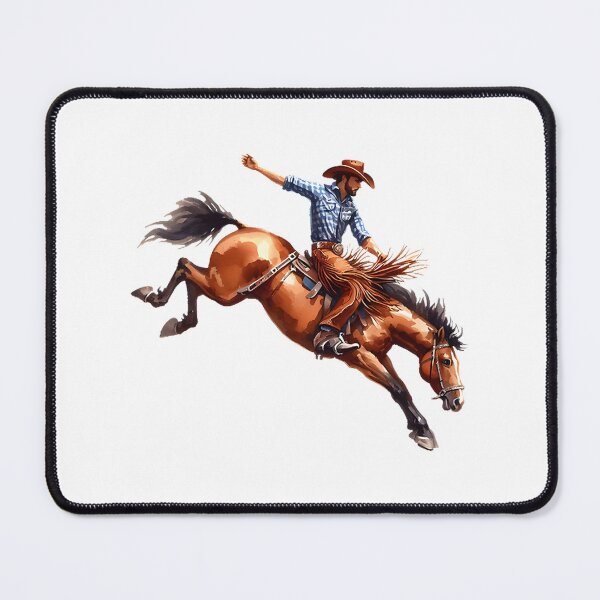 Item preview, Western Cowboy Rodeo Spirit Vintage Retro Country Life Aesthetic Wild West Horse Riding Bull Rider Silhouette Rustic Desert Rodeo Vibes | Limited Edition designed and sold by AKIBAJARA.