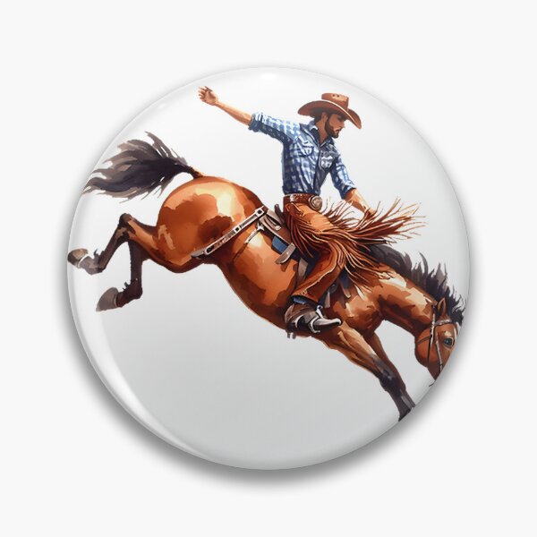 Item preview, Western Cowboy Rodeo Spirit Vintage Retro Country Life Aesthetic Wild West Horse Riding Bull Rider Silhouette Rustic Desert Rodeo Vibes | Limited Edition designed and sold by AKIBAJARA.